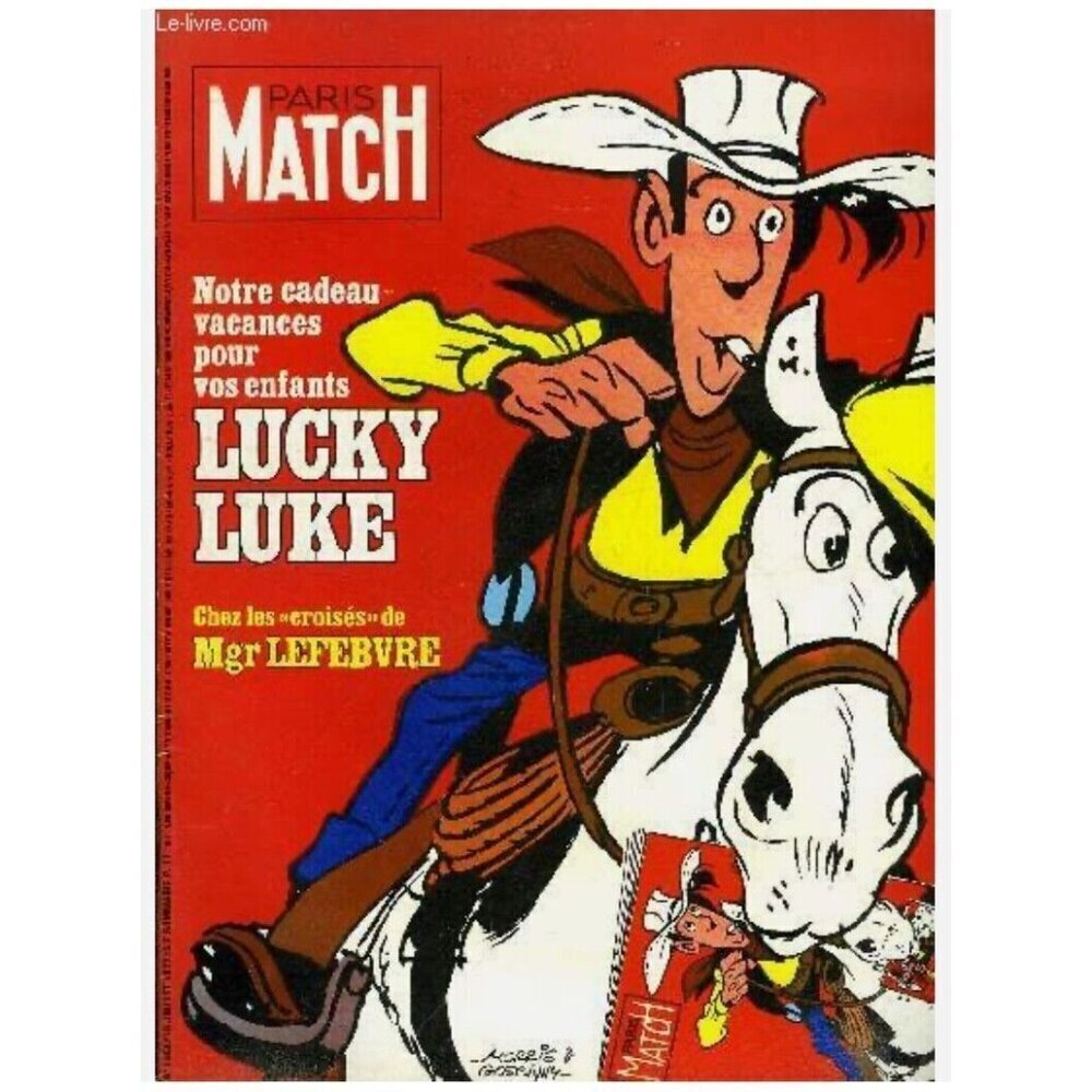PARIS MATCH 1468 Benzaken Mutti Lucky Luke Morris Goscinny Bizig